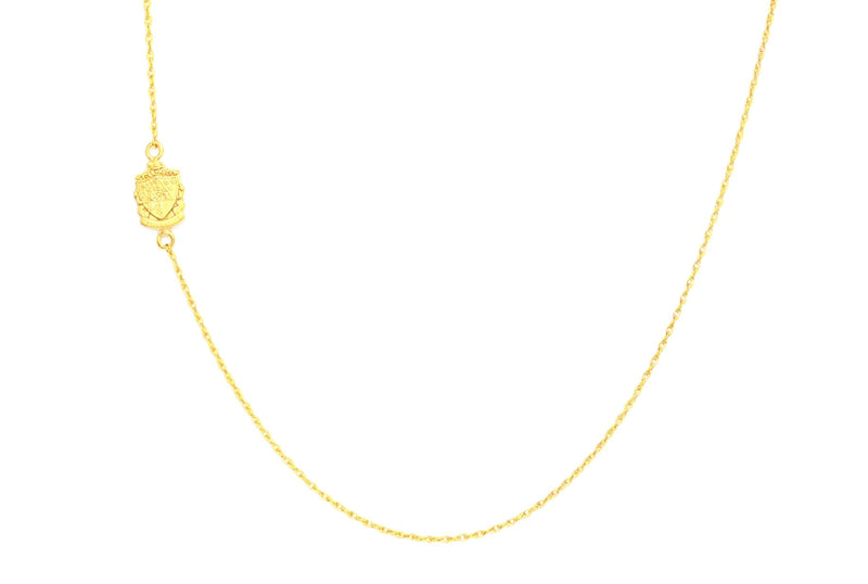 Kappa Delta Side Crest Necklace