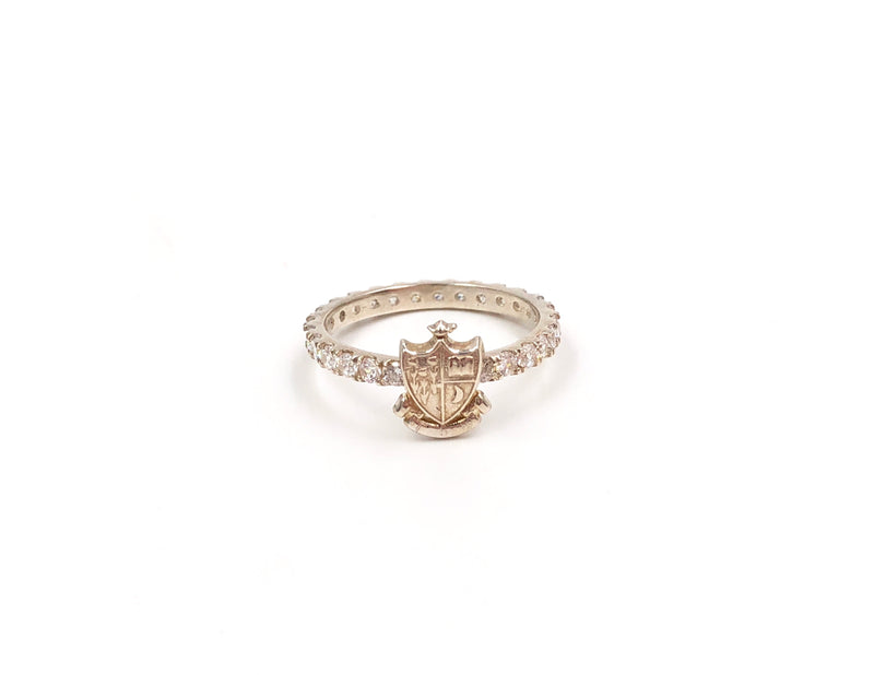 Gamma Phi Beta Pavé Ring