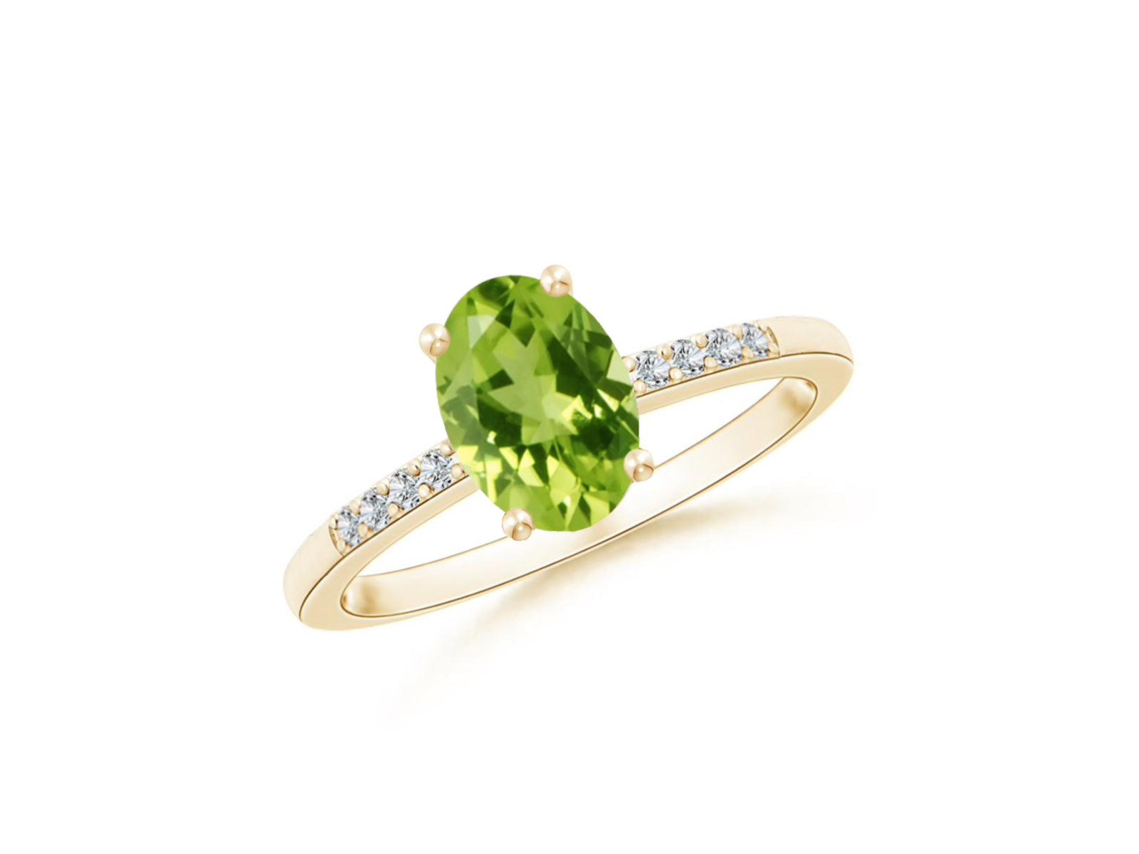 55 Carat Natural Green Peridot Ring - August Birthstone, Handmade Sterling Silver, All Sizes 4-12