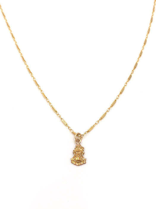 Vintage Alpha Delta Pi Crest Elizabeth Necklace