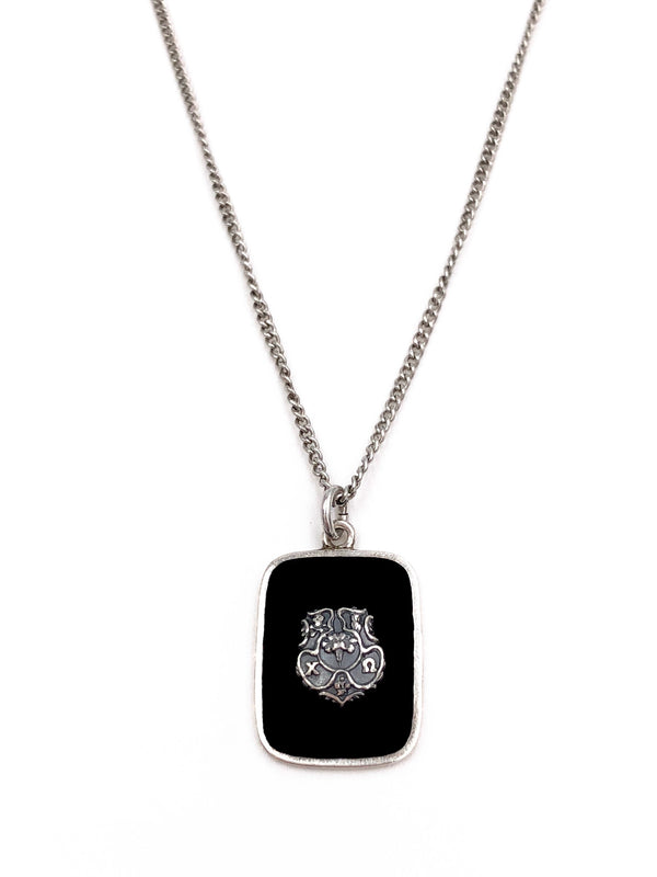 Chi Omega Silver Letter Necklaces - Greek Gear