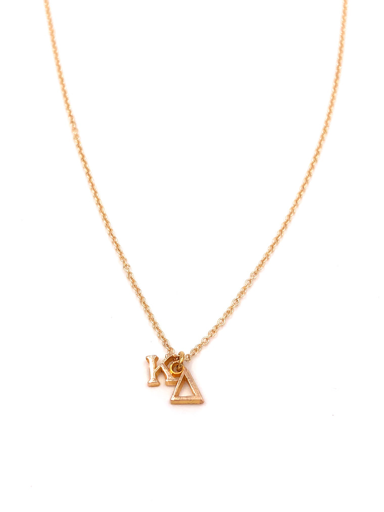 Vintage Kappa Delta Lavaliere Ashley Necklace