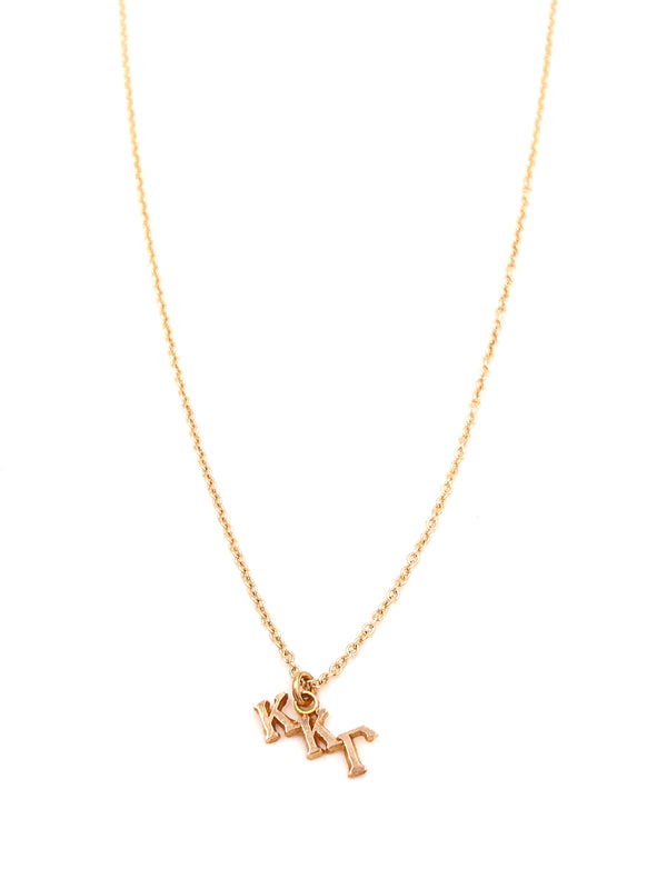 Vintage Kappa Kappa Gamma Lavaliere Ashley Necklace