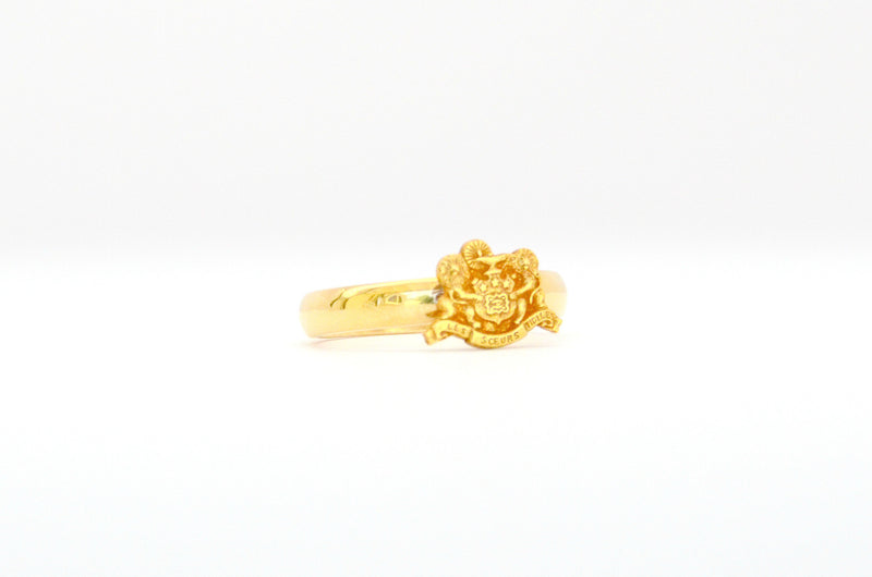 Buy 22Kt Gold Casting Lakshmi Devi Design Ladies Ring 97VL9226 Online from  Vaibhav Jewellers