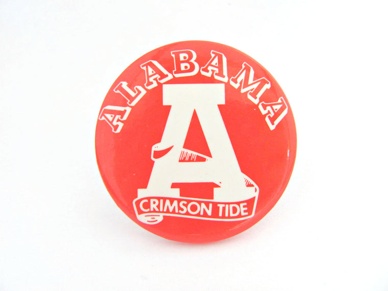 Vintage Collegiate 1960's University of Alabama Pin