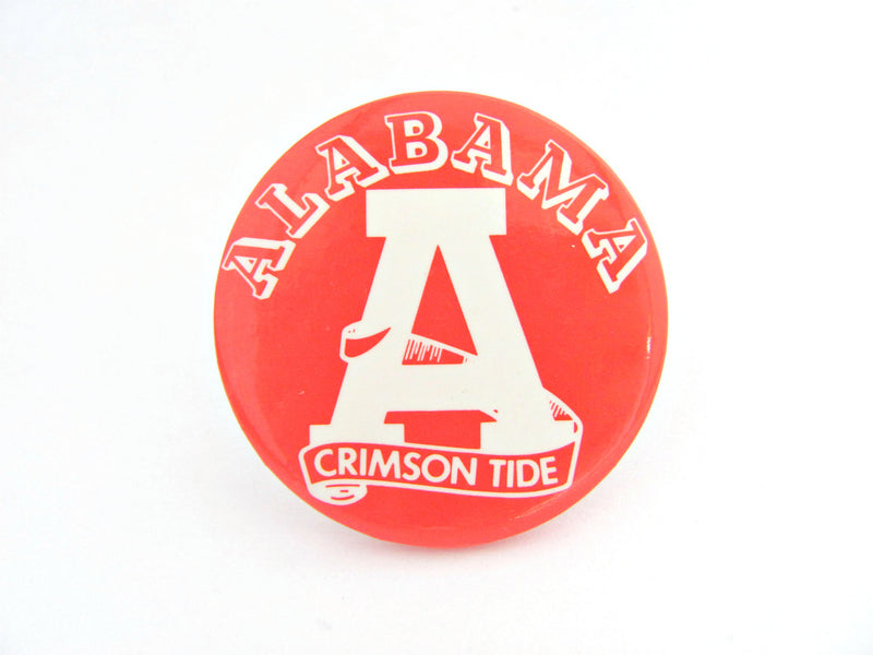 Vintage 1960's University of Alabama Pin Button