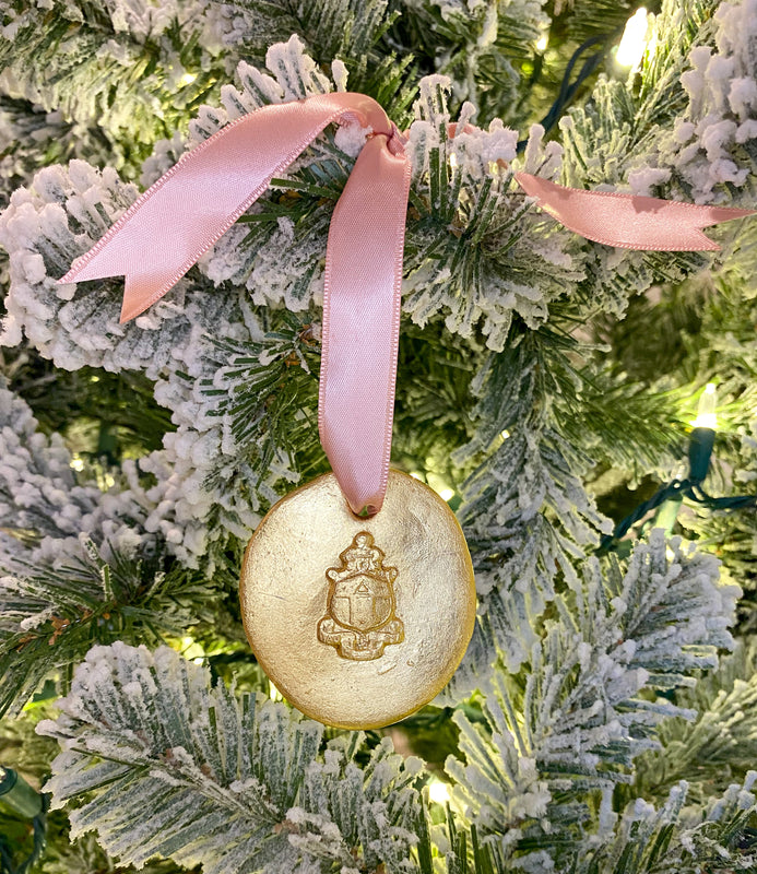 Delta Gamma Gold Medallion Ornament