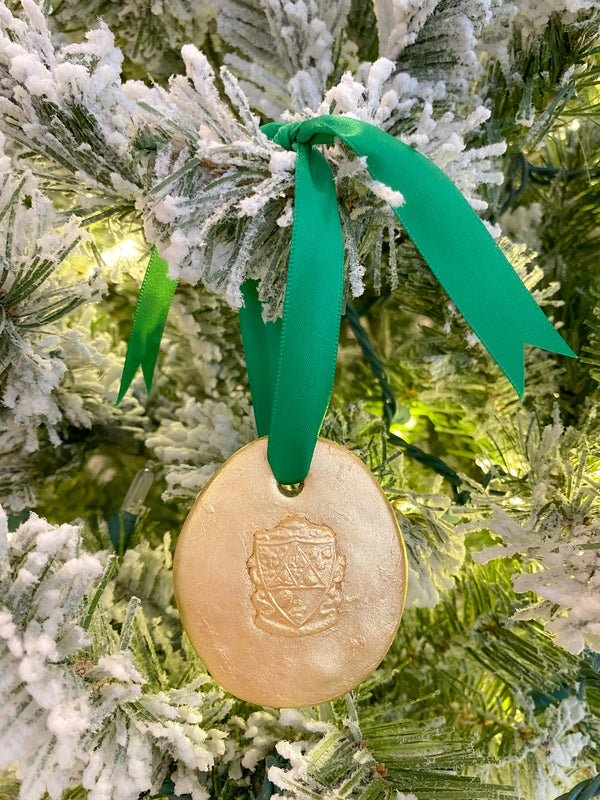 Kappa Delta Gold Medallion Ornament
