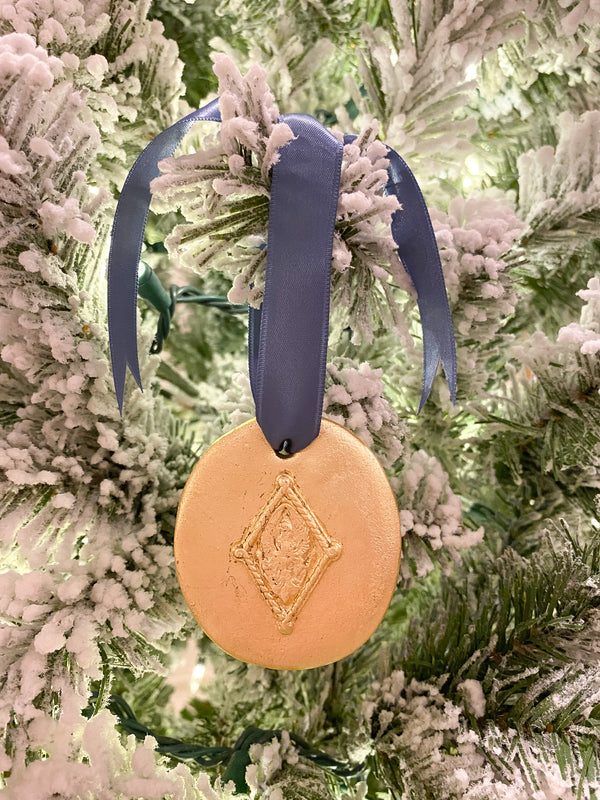Pi Beta Phi Gold Medallion Ornament