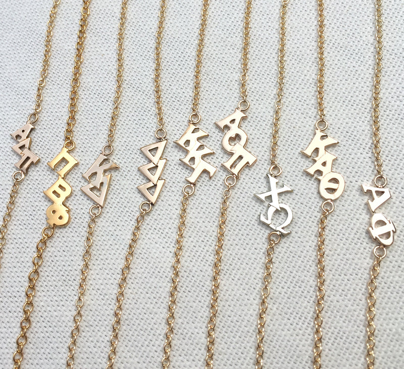 Vintage Chi Omega Lavaliere Bracelet