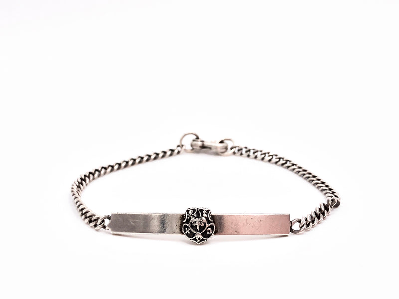 Vintage Chi Omega Sterling ID Bracelet