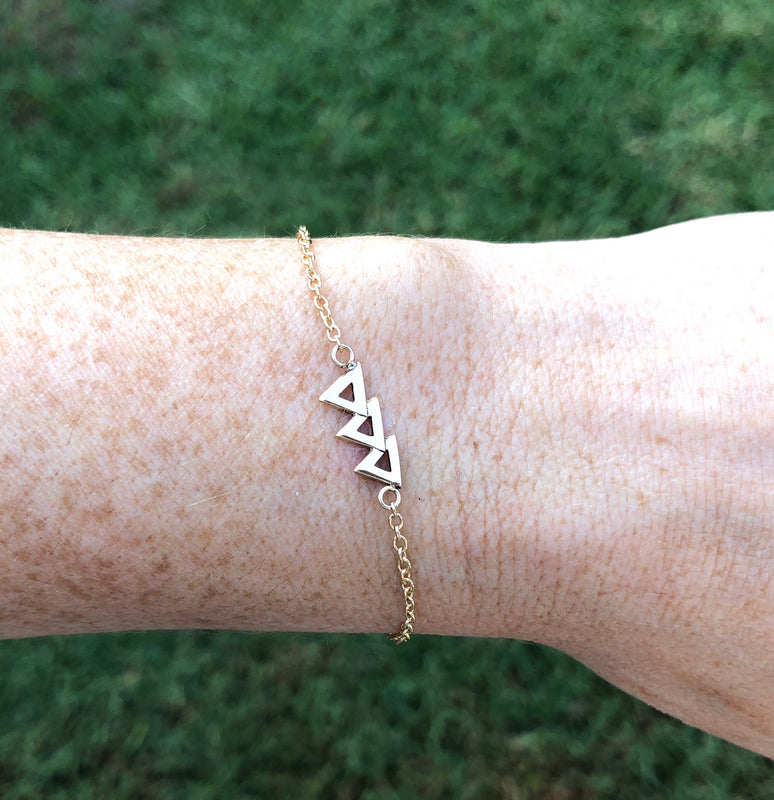 Vintage Delta Delta Delta Lavaliere Bracelet