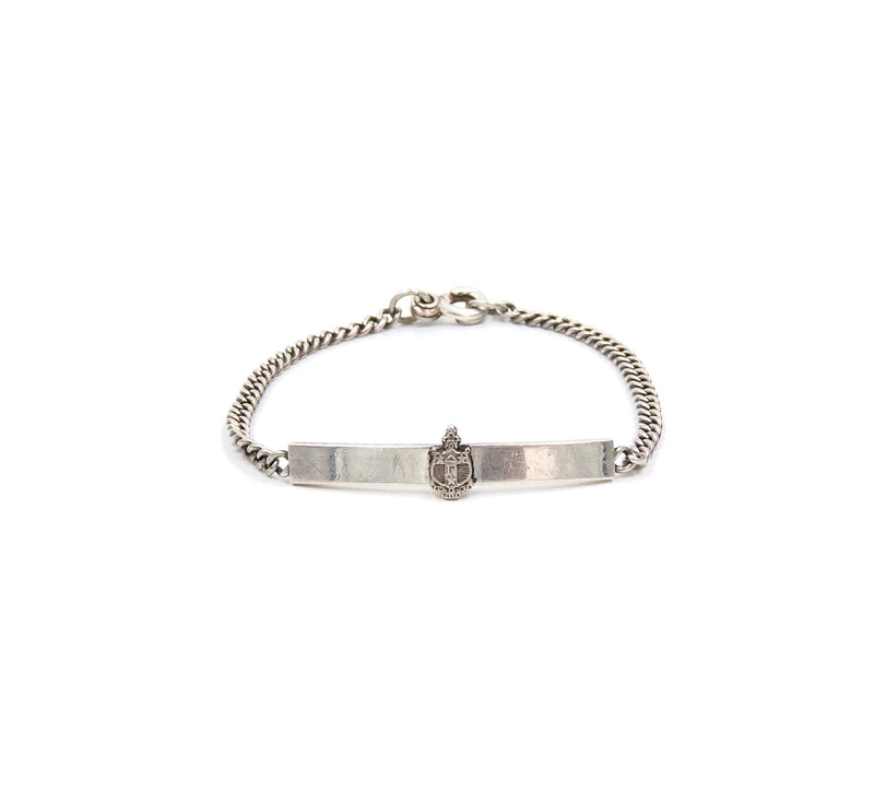 Vintage Delta Gamma Sterling Silver ID Bracelet
