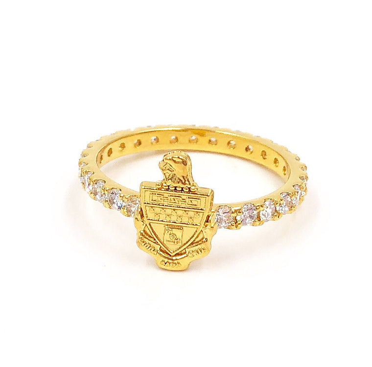 Kappa Alpha Theta Pavé Ring