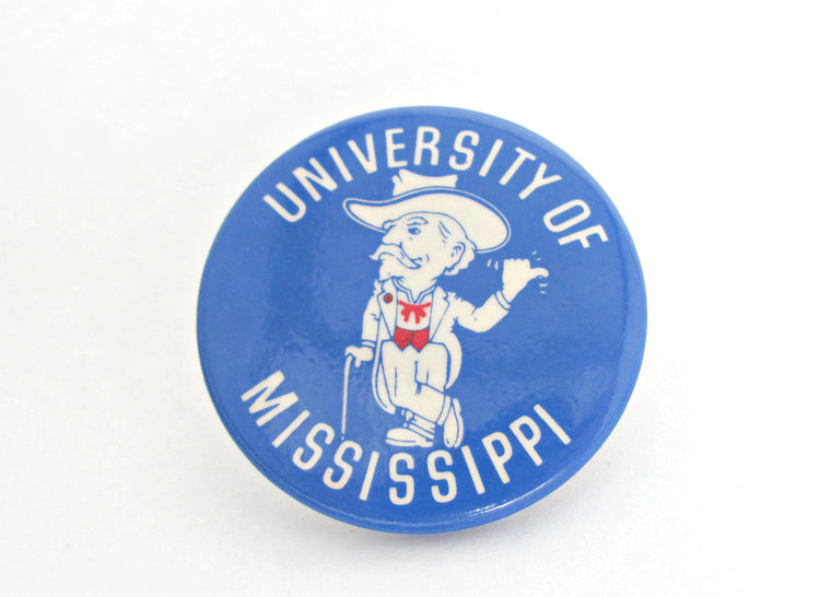 Vintage Collegiate 1960's Ole Miss University of Mississippi Pin